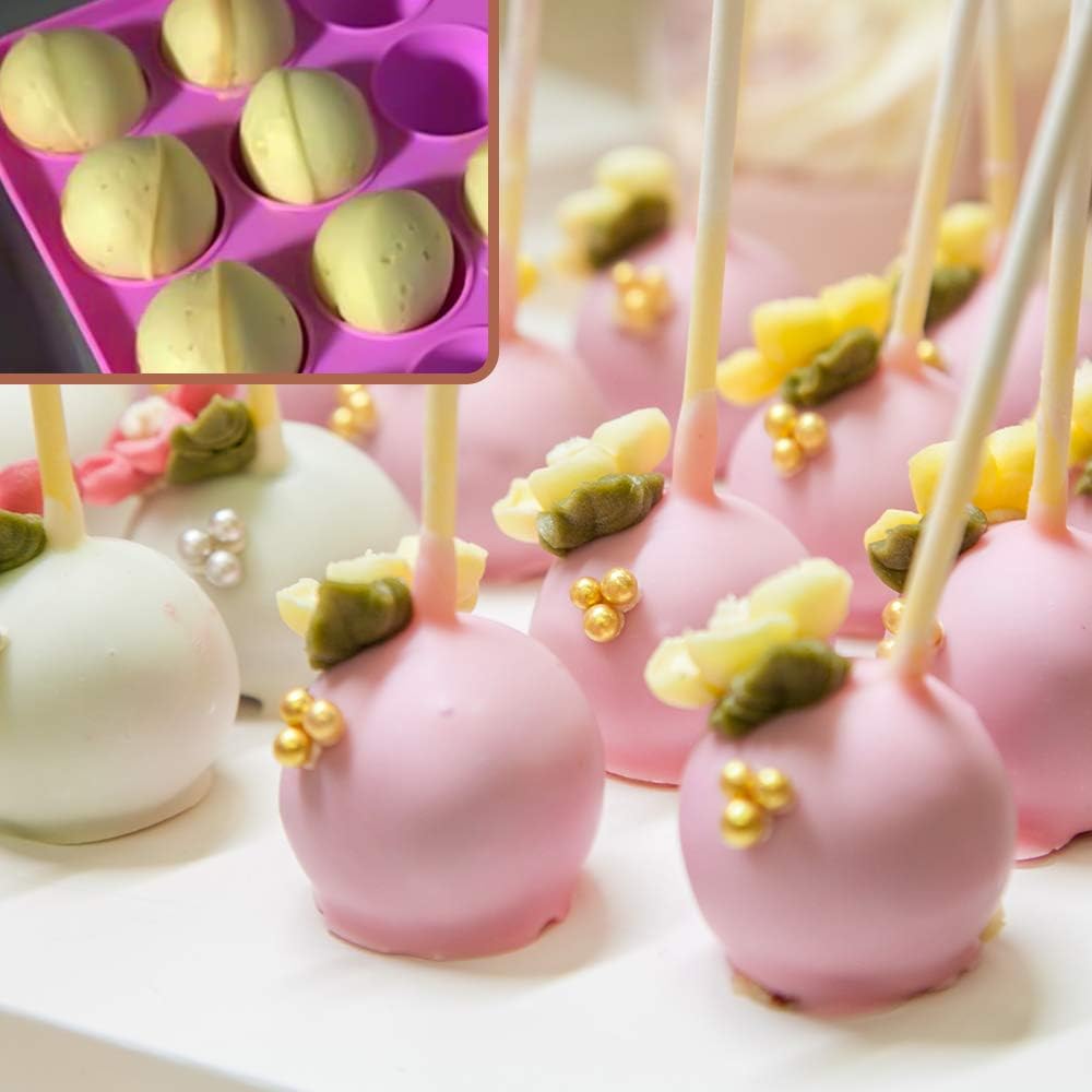20 Cavity Silicone Full Lollipop Mold