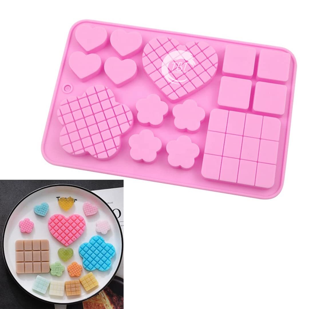 Waffles Shape Cadbury Chocolate Silicone Mold