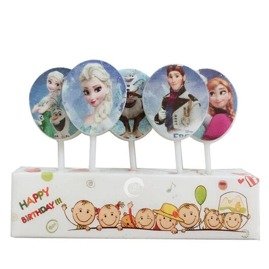 Frozen Theme Happy Birthday Cake Candle