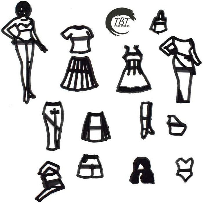 Fashion Girl Fondant and Cookie Cutter