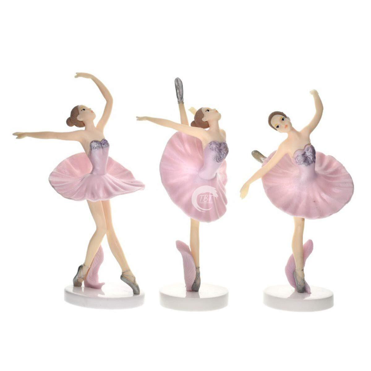Dancing Ballerina Doll Cake Decoration Set 3 Piece