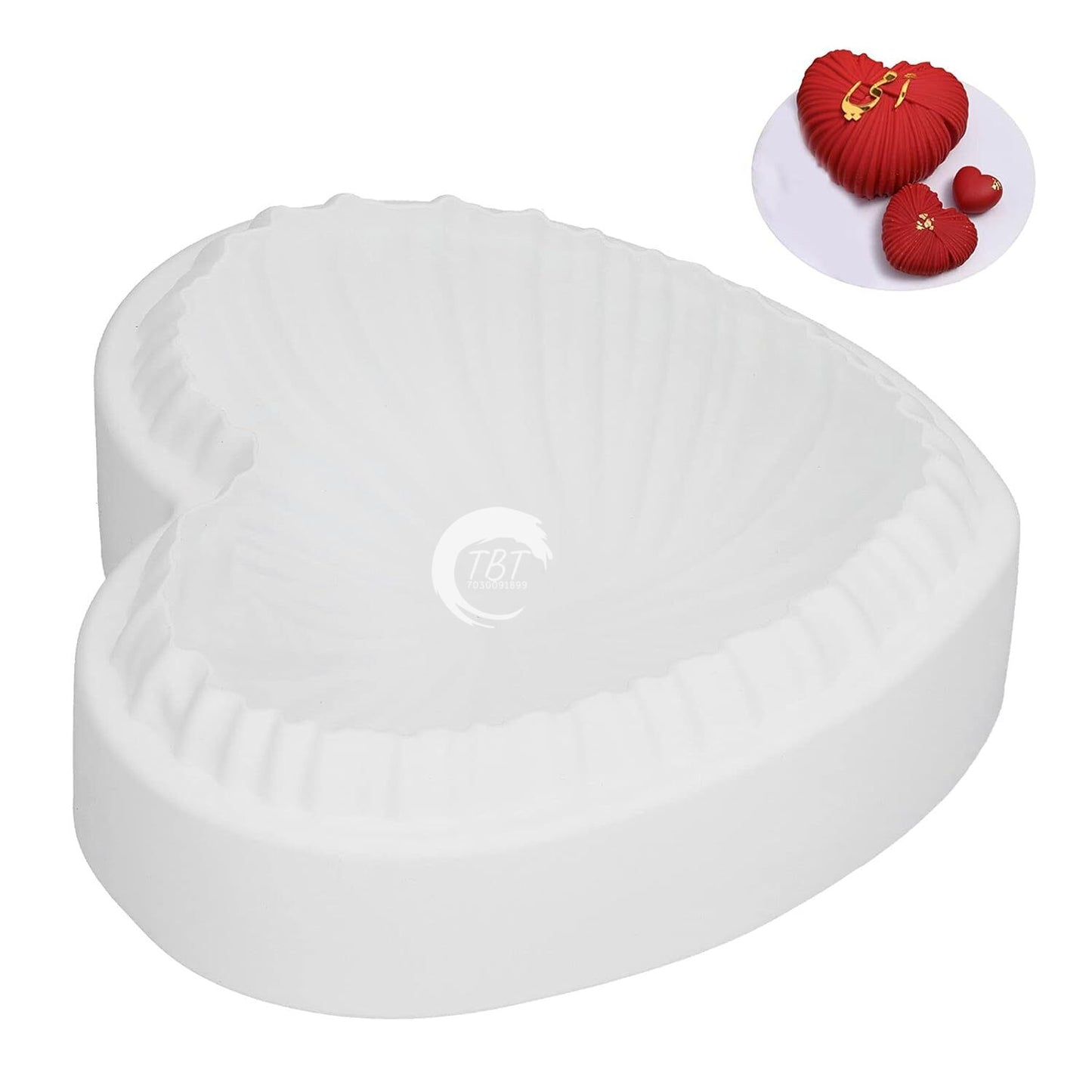 Valentine's Silicone Heart Cake Mold