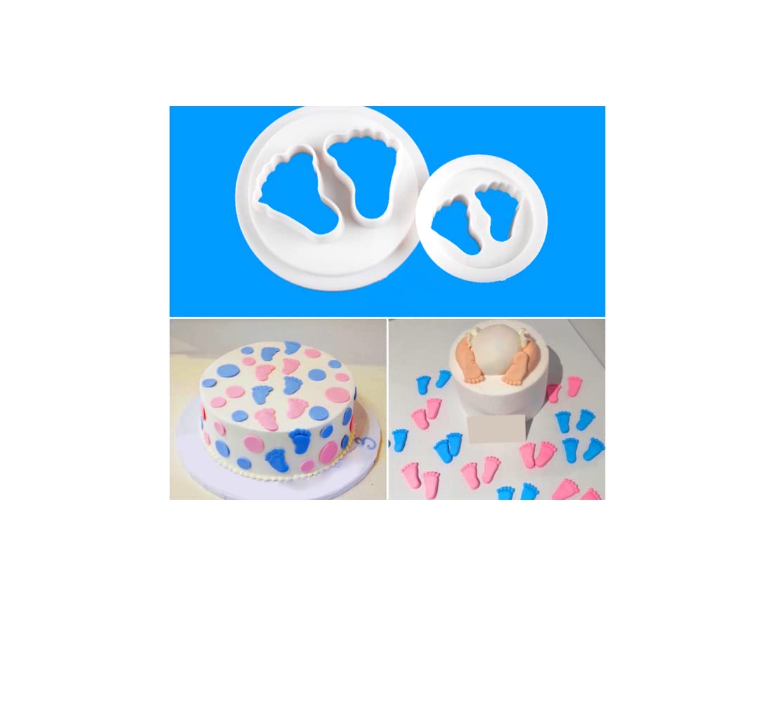Mini Baby Feet Fondant Cutter