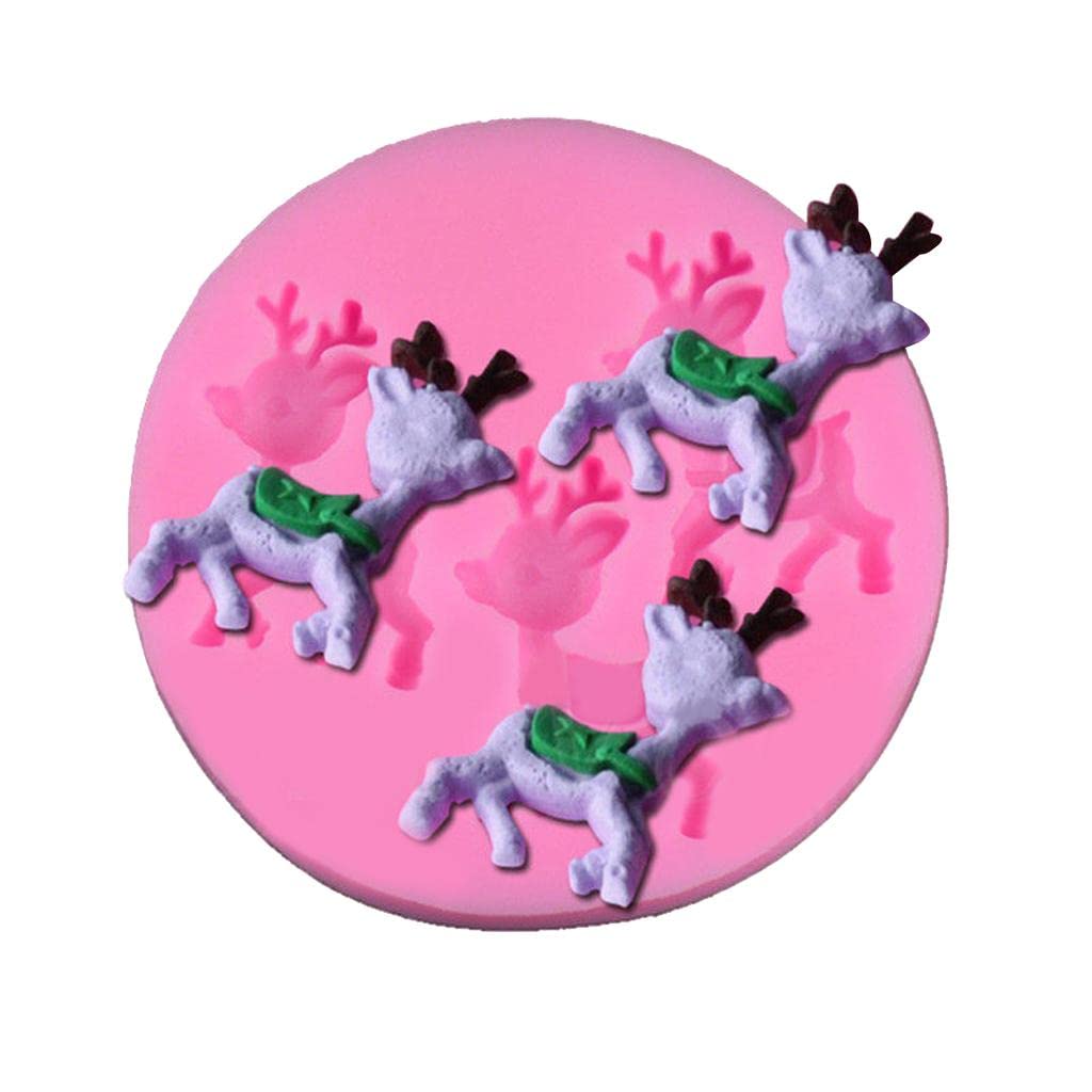 Running Deer Silicone Fondant Mould
