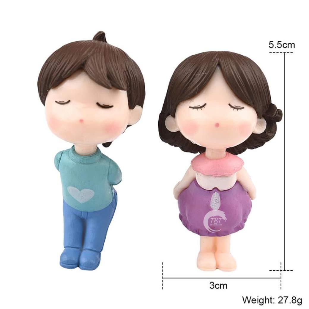 Romantic Love Couple Cake Miniature Toy