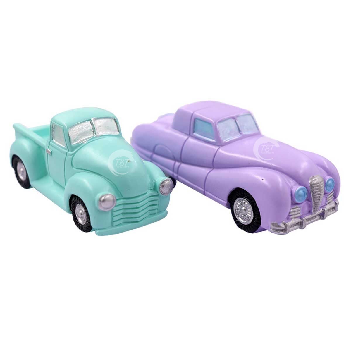 Dollhouse Colorful Miniature Cars Pack of 2 Piece