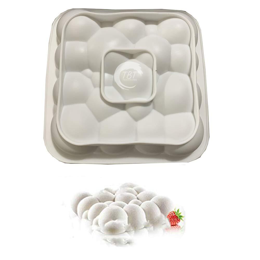 3D Bubbles Sky Cloud Silicone Cake Mold