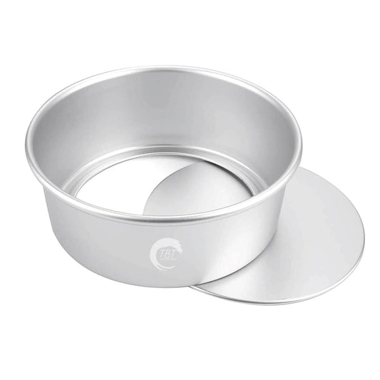 Aluminium Loose Bottom Round Cake Mold Cake Tin - 7X2.5 Inch