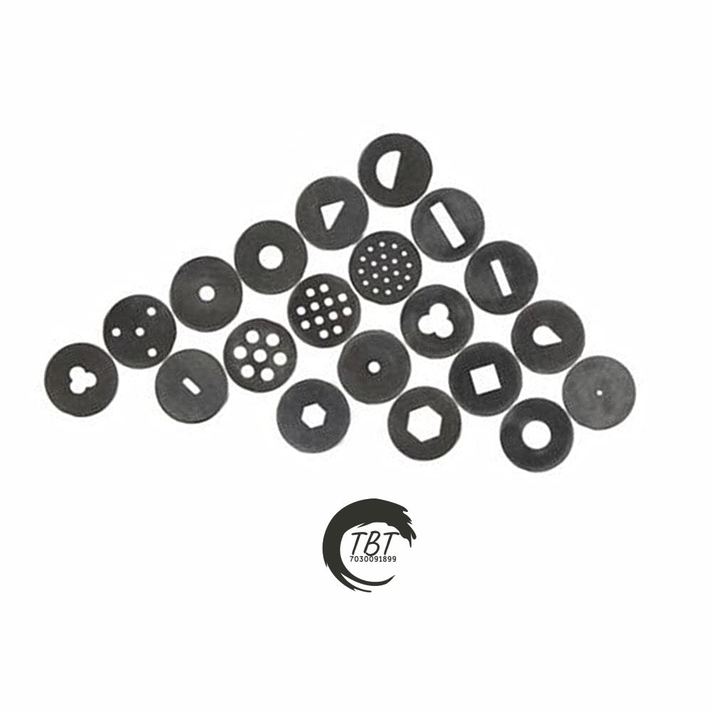 Stainlesss Steel Metal Clay Extruder with 20 Discs