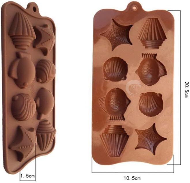 Underwater Sea Life Chocolate Silicone Mold