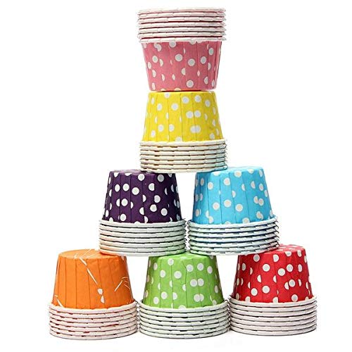 Curly Paper CupCake Liner Muffin Paper Case Baking Cups 100 Pcs