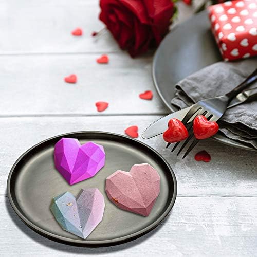 8 Cavity Heart Shape 3D Silicone Mold