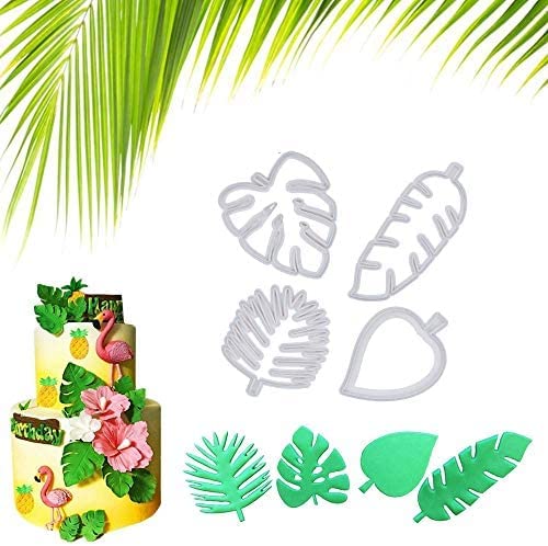 Tropical Leaf Cookie And Fondant Cutter Set
