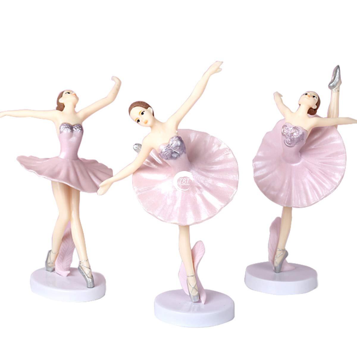 Dancing Ballerina Doll Cake Decoration Set 3 Piece