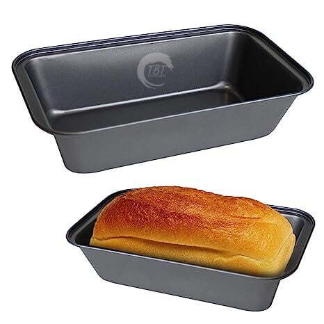 Carbon Steel Rectangle Cake Bread Loaf Pan 25 x 13 x 6 CM