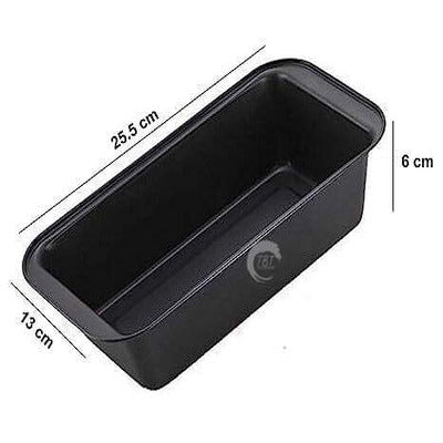 Carbon Steel Rectangle Cake Bread Loaf Pan 25 x 13 x 6 CM