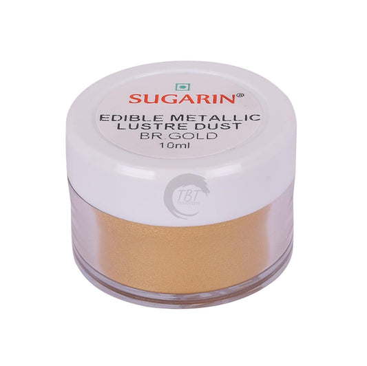 Sugarin Edible Lustre Dust 10 ML - Gold