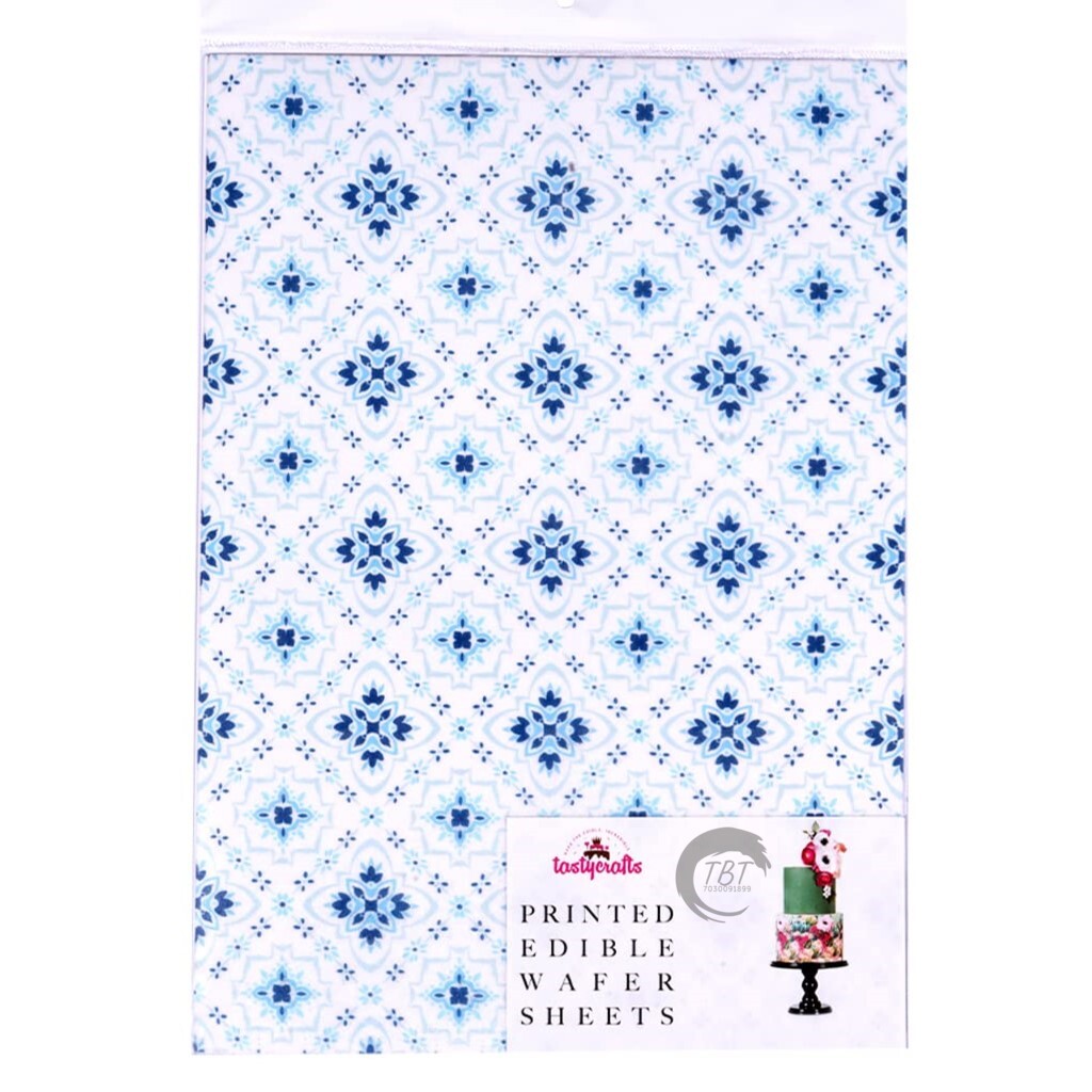 Printed Edible Wafer Paper Sheet #11