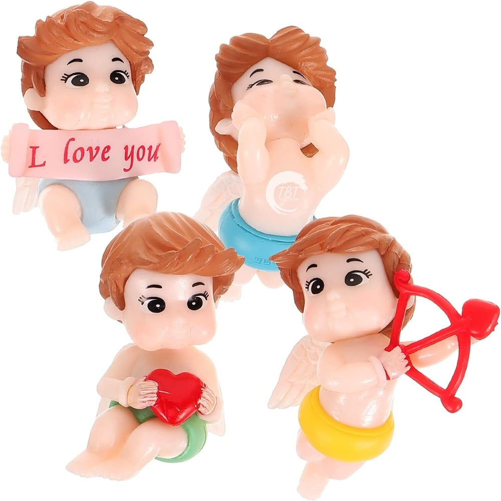 4Pcs Cupid Fairy Miniature Cake Toy