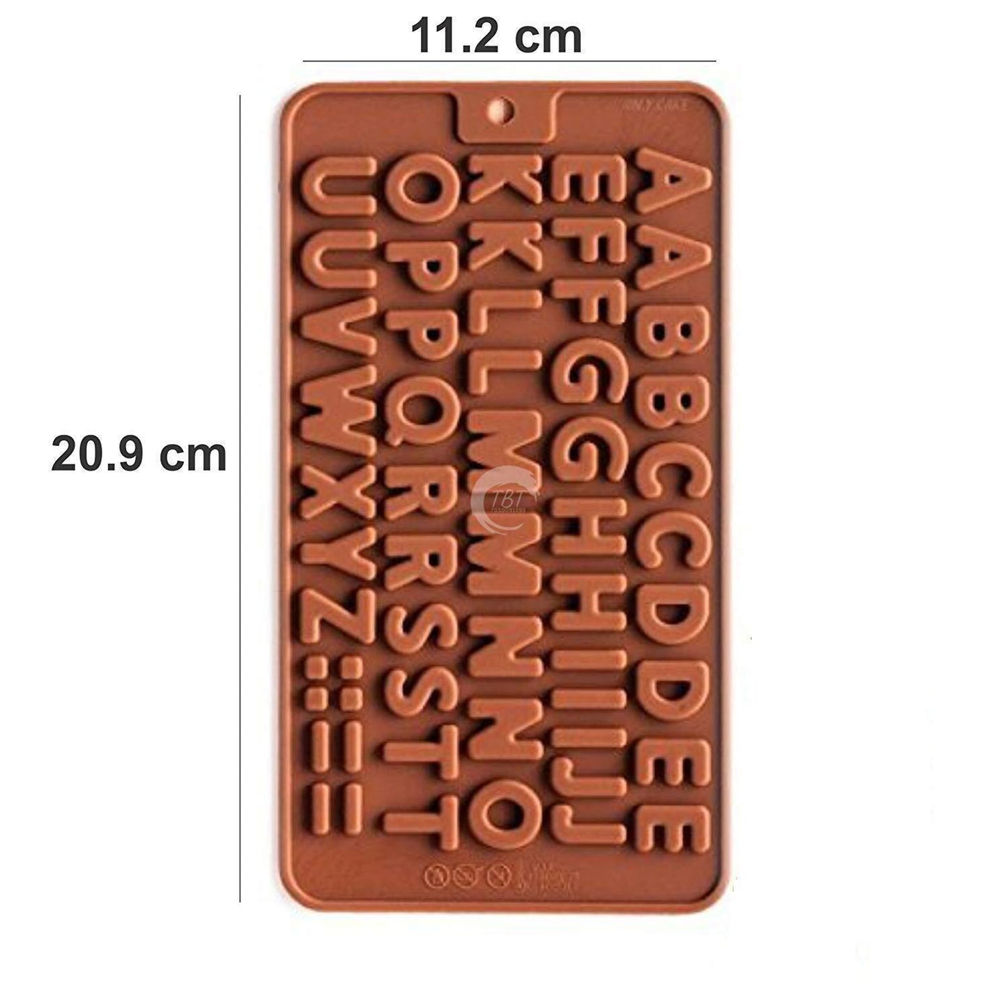 ABCD Alphabet Chocolate Silicone Mold