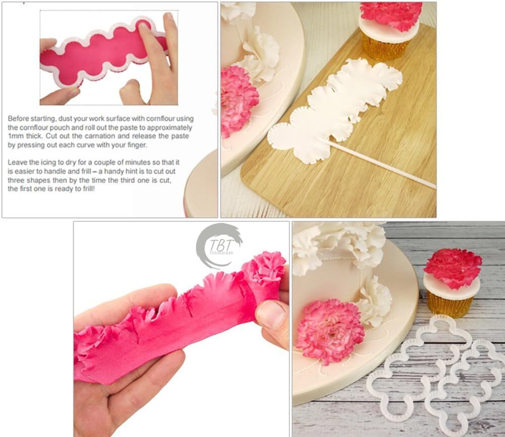 3 Pcs The Easiest Carnation Ever Flower Cutter