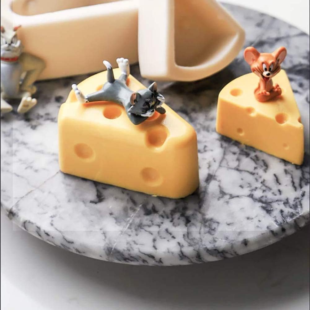 Cheese Shape 3D Silicone Cake Baking Mold