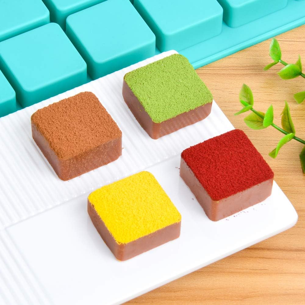 40 Cavity Silicone Chocolate Square Cube Mold