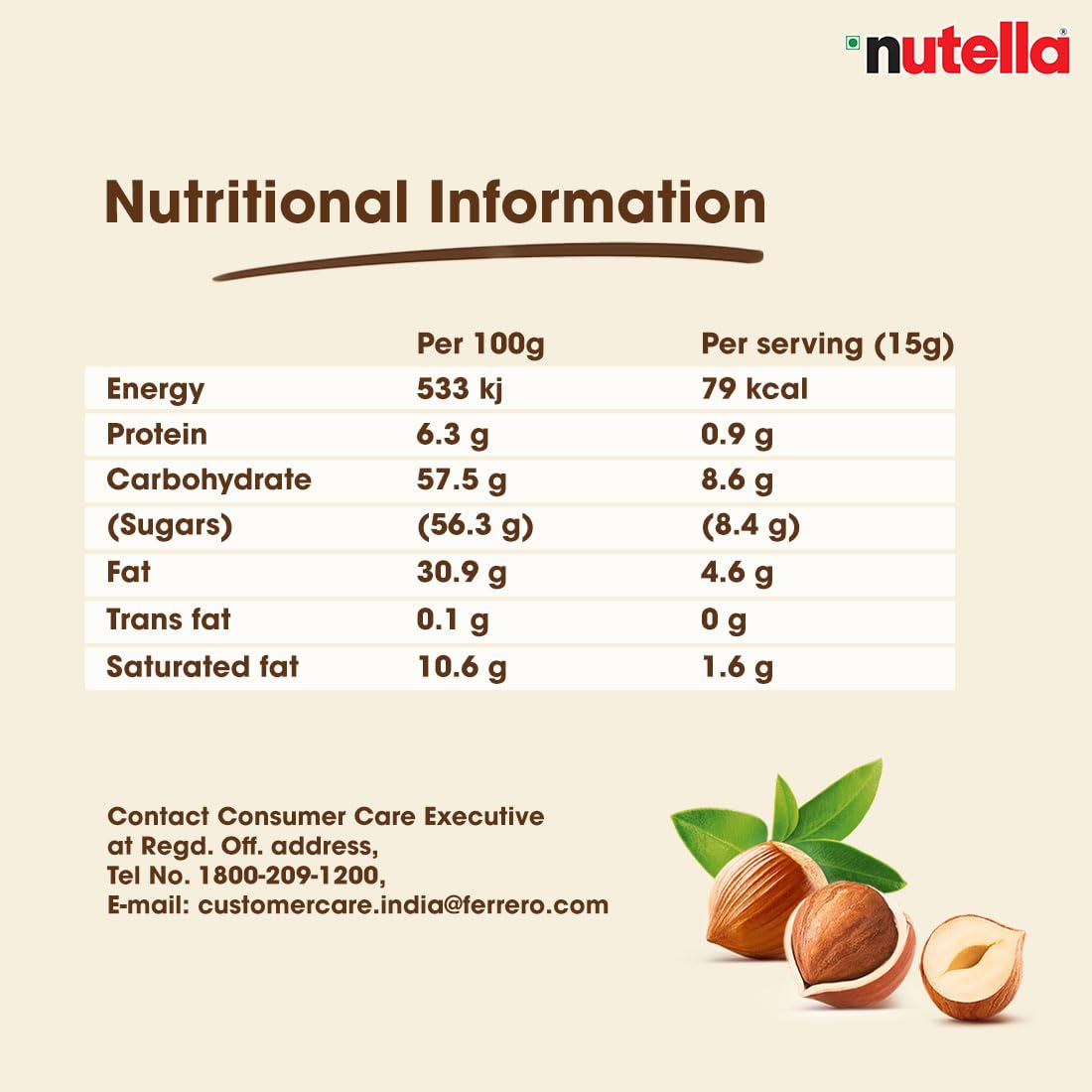 Nutella Hazelnut Spread 400 GM