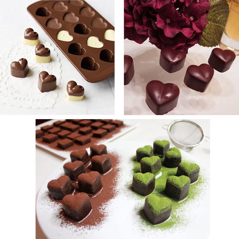 Heart Shape Chocolate Silicone Mold