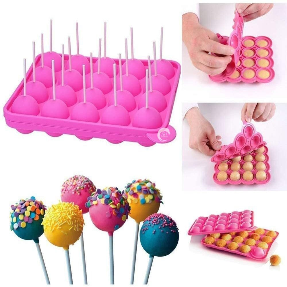 20 Cavity Silicone Full Lollipop Mold