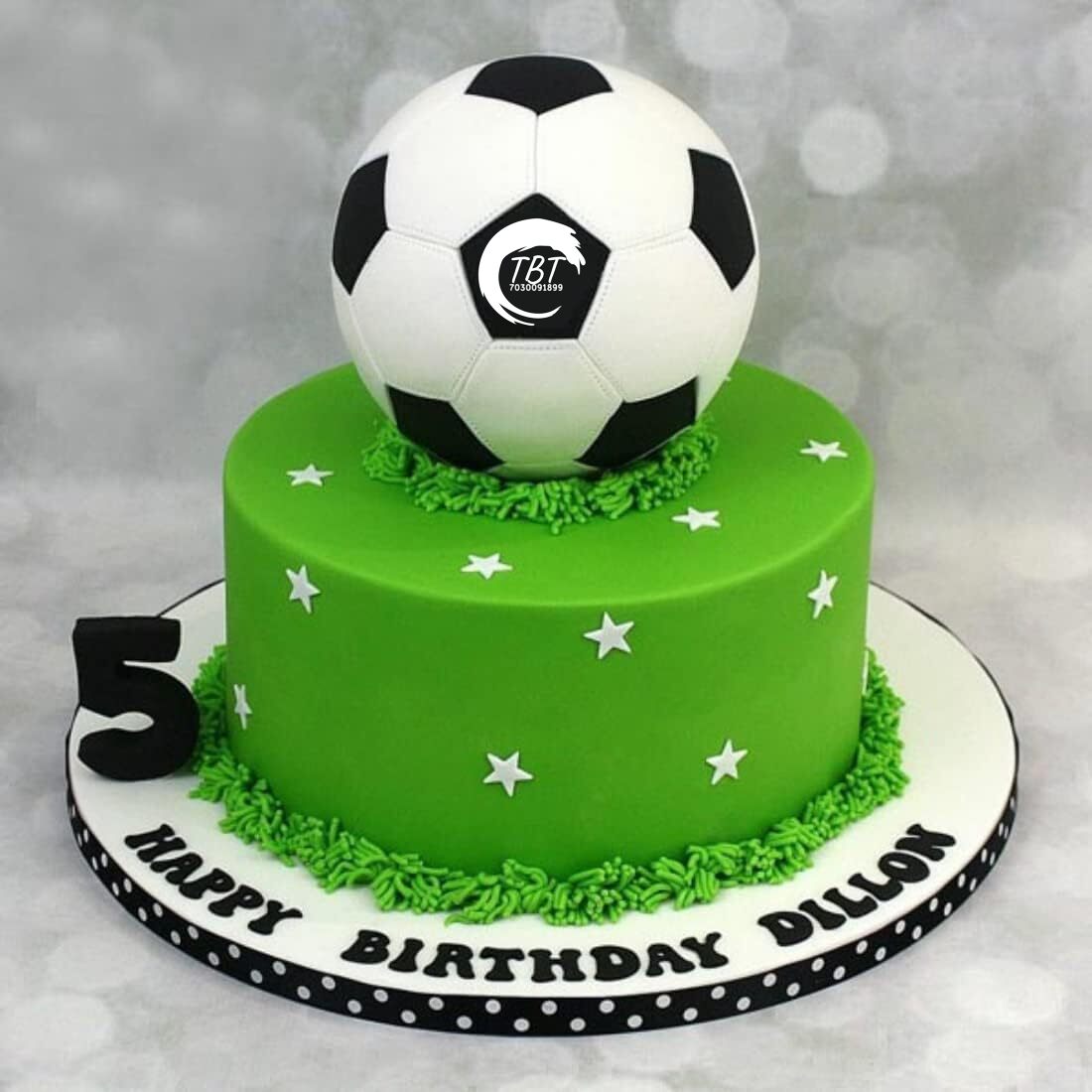 Football Pattern Fondant And Cookie Cutter