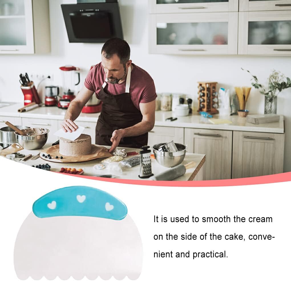 Plastic Cake Cream Scraper #4