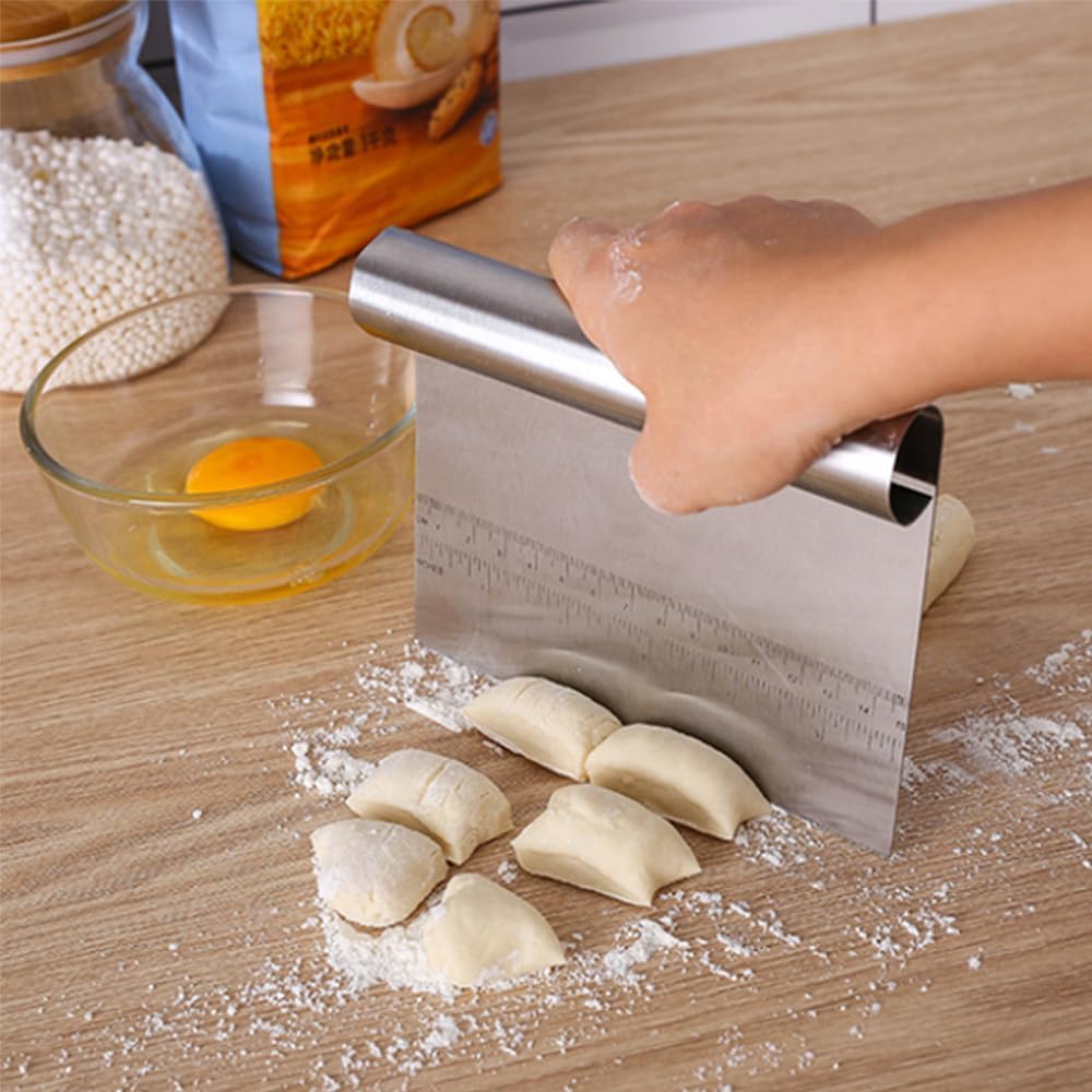 Stainless Steel Pizza Dough Scraper