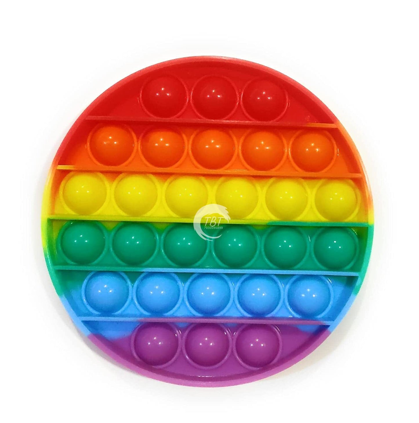 Round Pop It Push pop Bubble Toy/Silicone Chocolate Mold