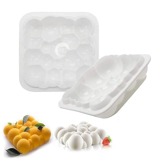 3D Bubbles Sky Cloud Silicone Cake Mold
