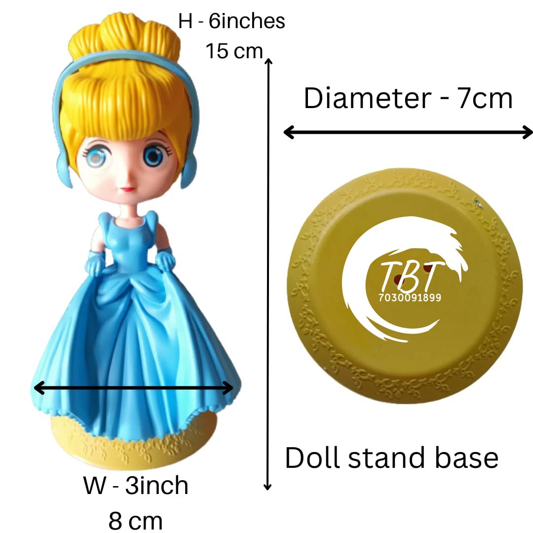 Cinderella Princess Doll Cake Topper Toy