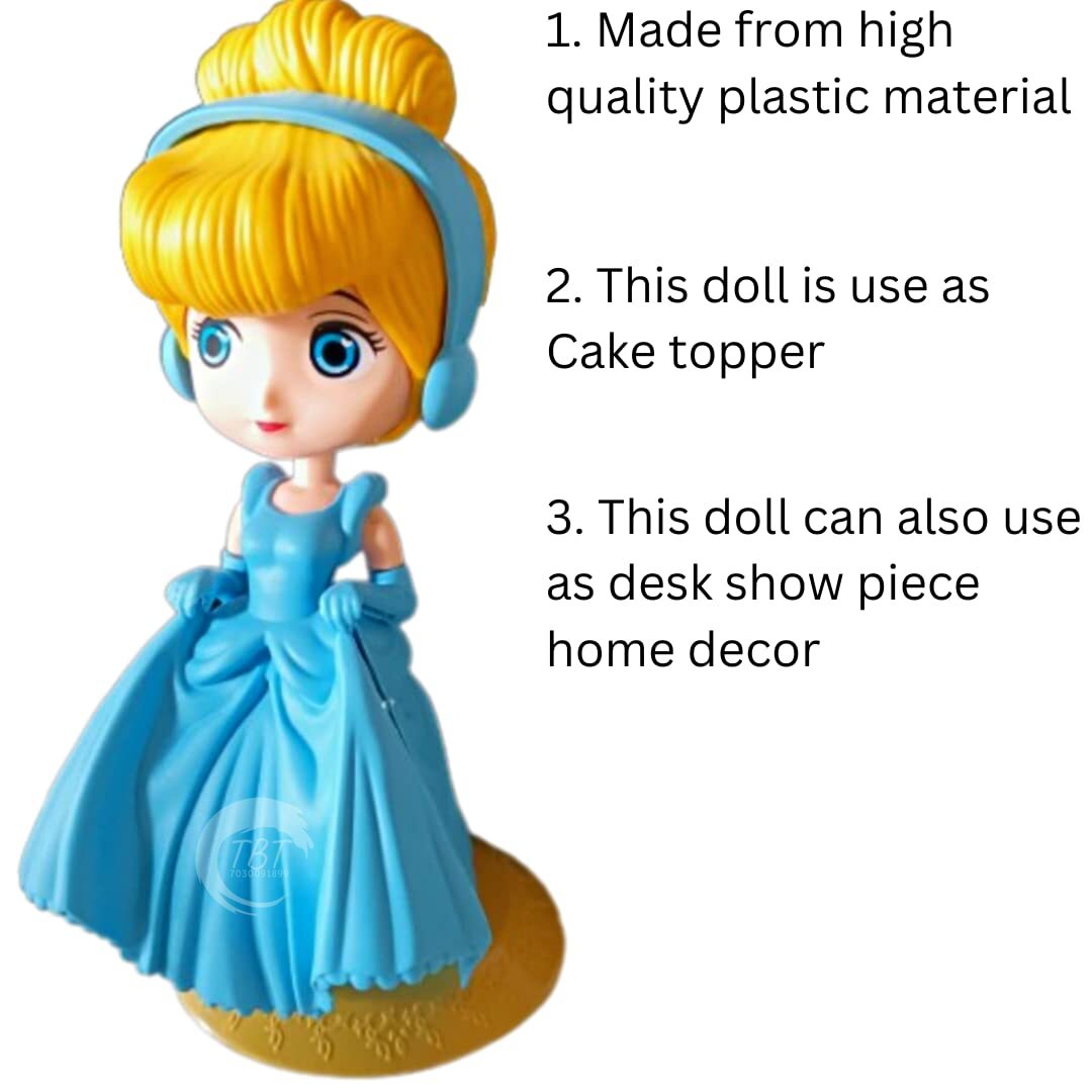 Cinderella Princess Doll Cake Topper Toy