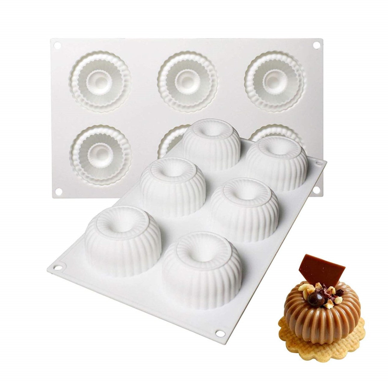 3D Hemisphere Geo Silicone Baking Mold