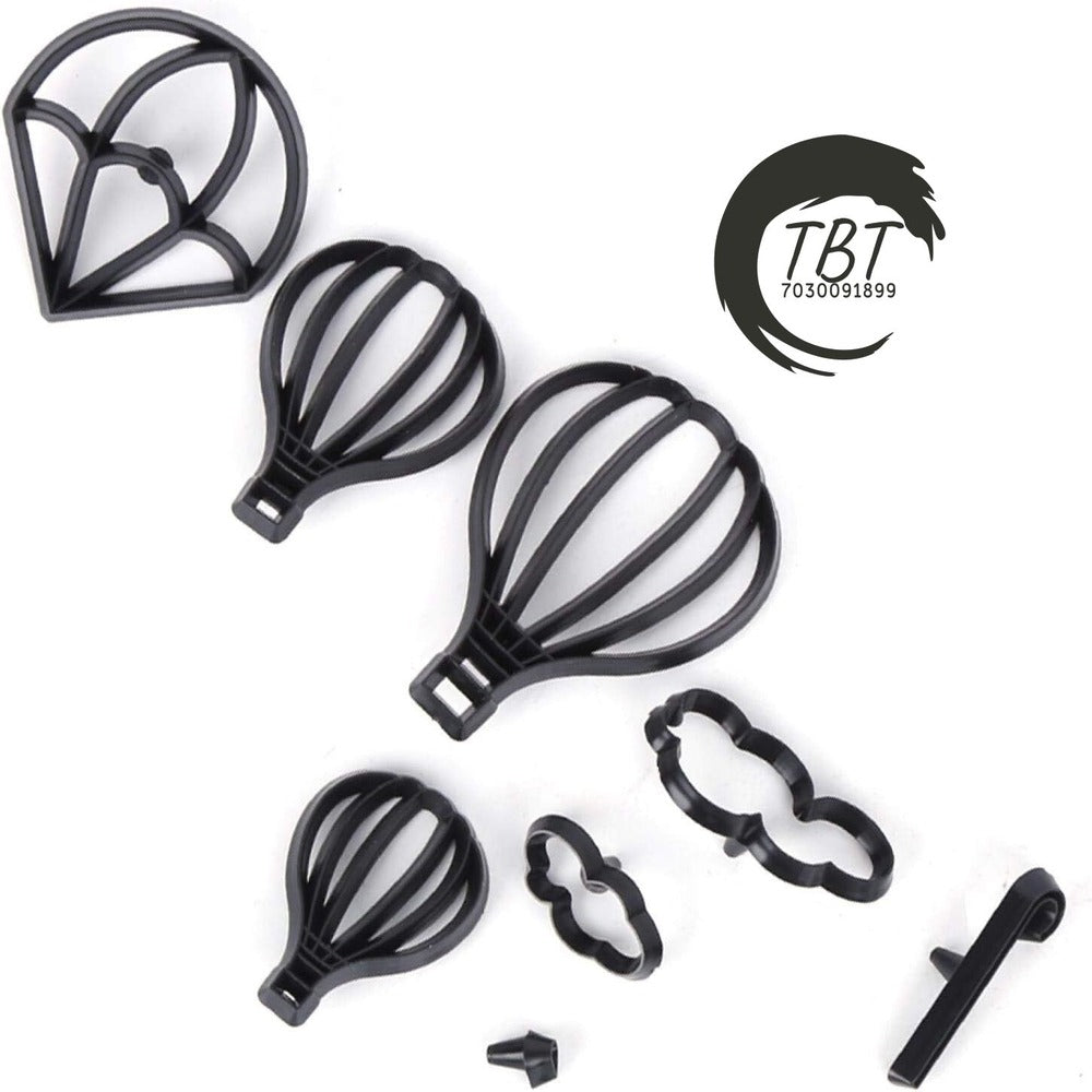 Hot Air Balloon Silhouette Fondant And Cookie Cutter Set