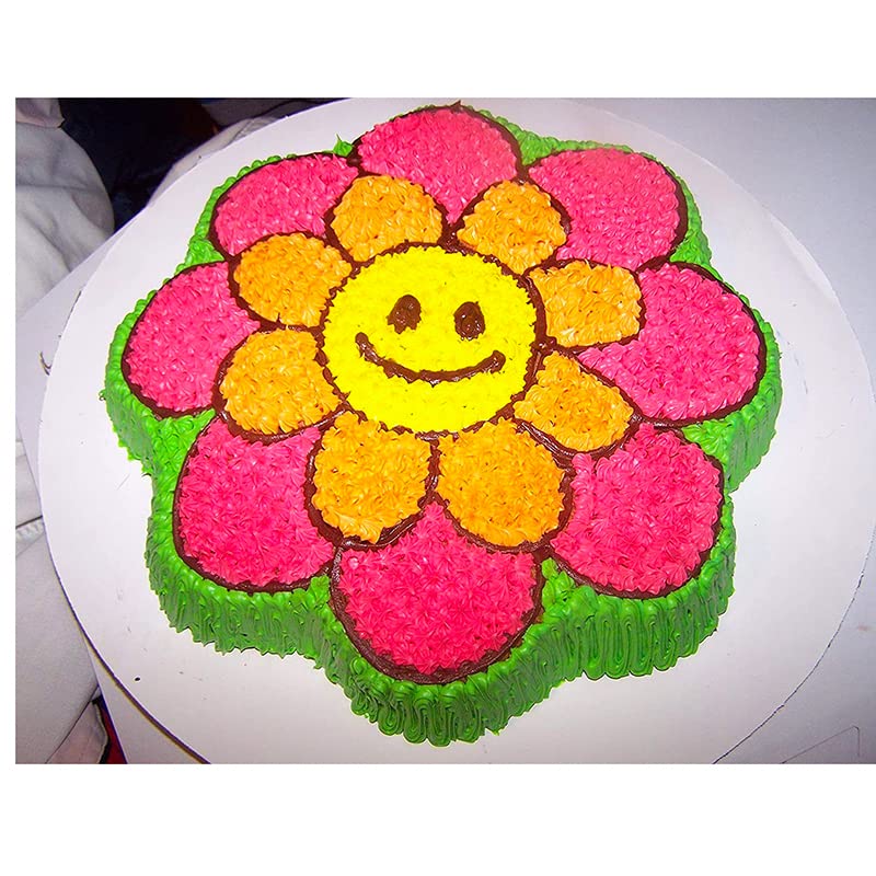 Flower Shaped Aluminium Cake Mould Cake Tin - 8x2 Inch