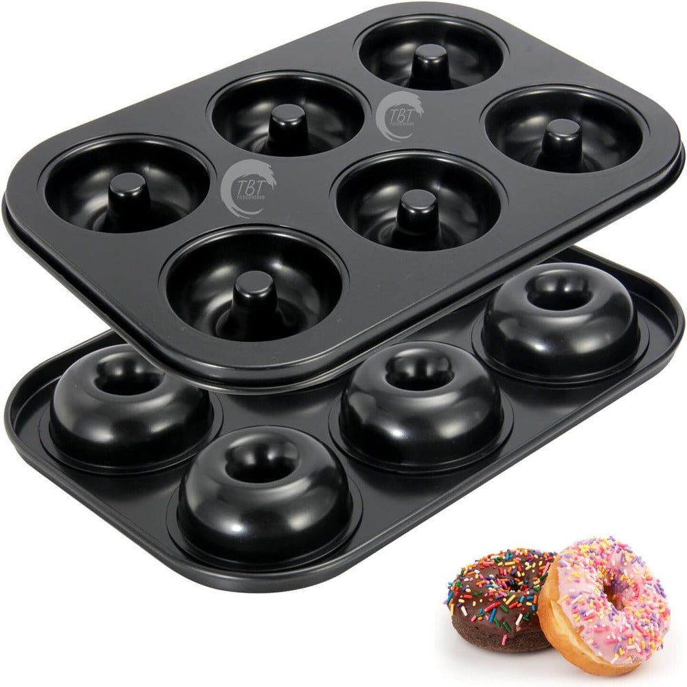 6 Cavity Carbon Steel Donut Baking Donut Baking Mold