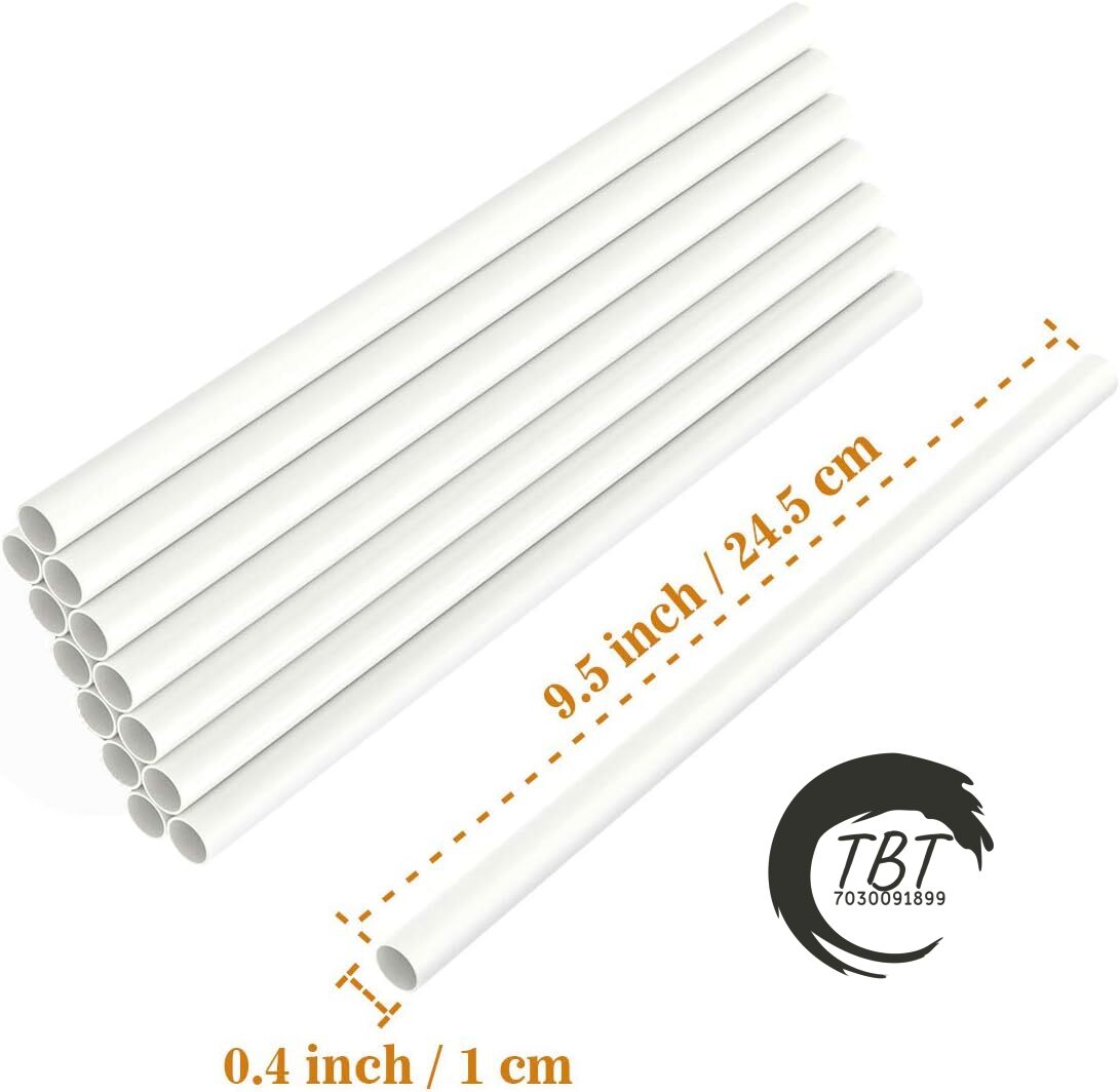 8 Pcs Plastic Tiered Cake Dowels 10MM
