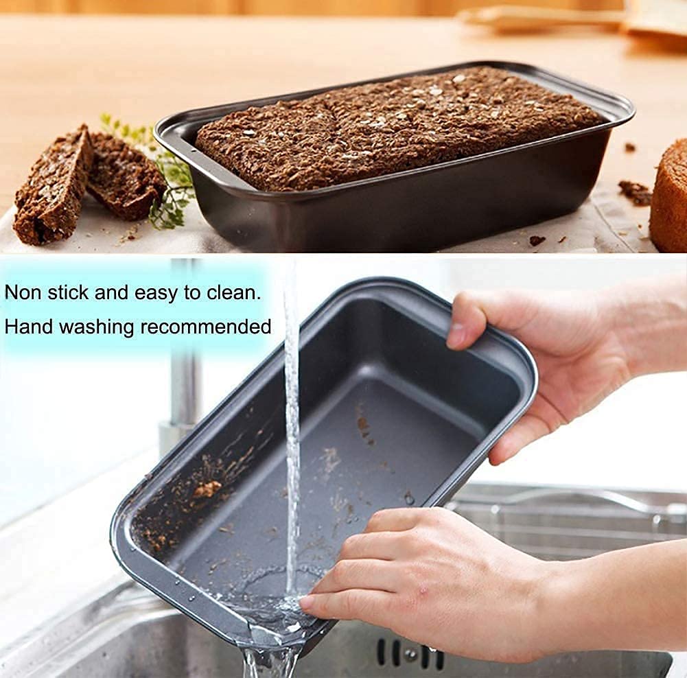 Carbon Steel Rectangle Cake Bread Loaf Pan 20 x 11 x 6 CM