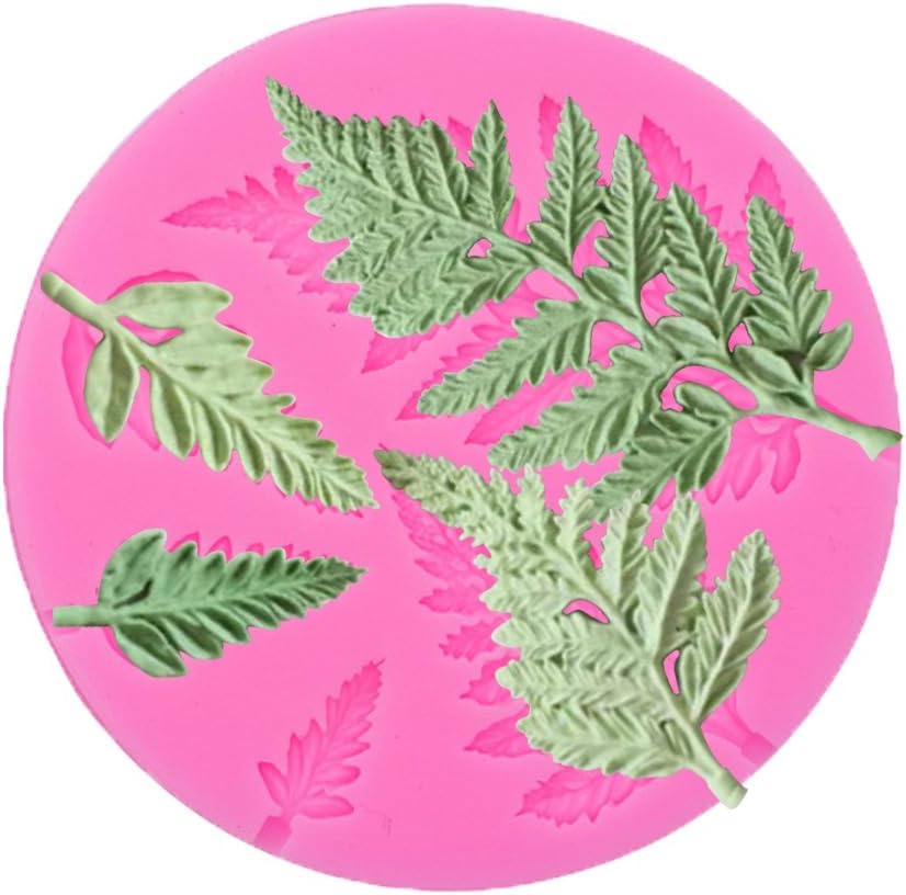 Pteridophyte Leaf Silicone Fondant Mold