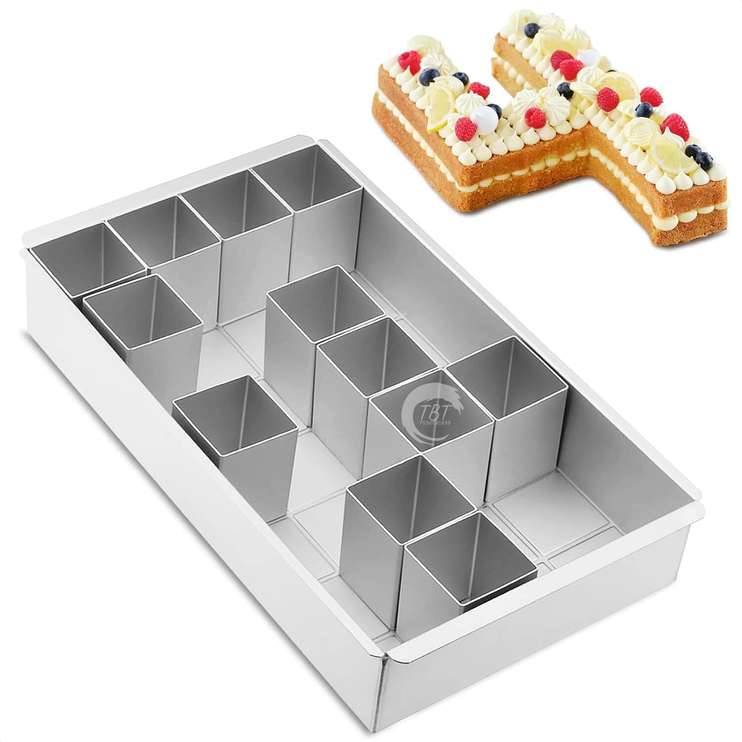 Alphabet & Number Cake Pan