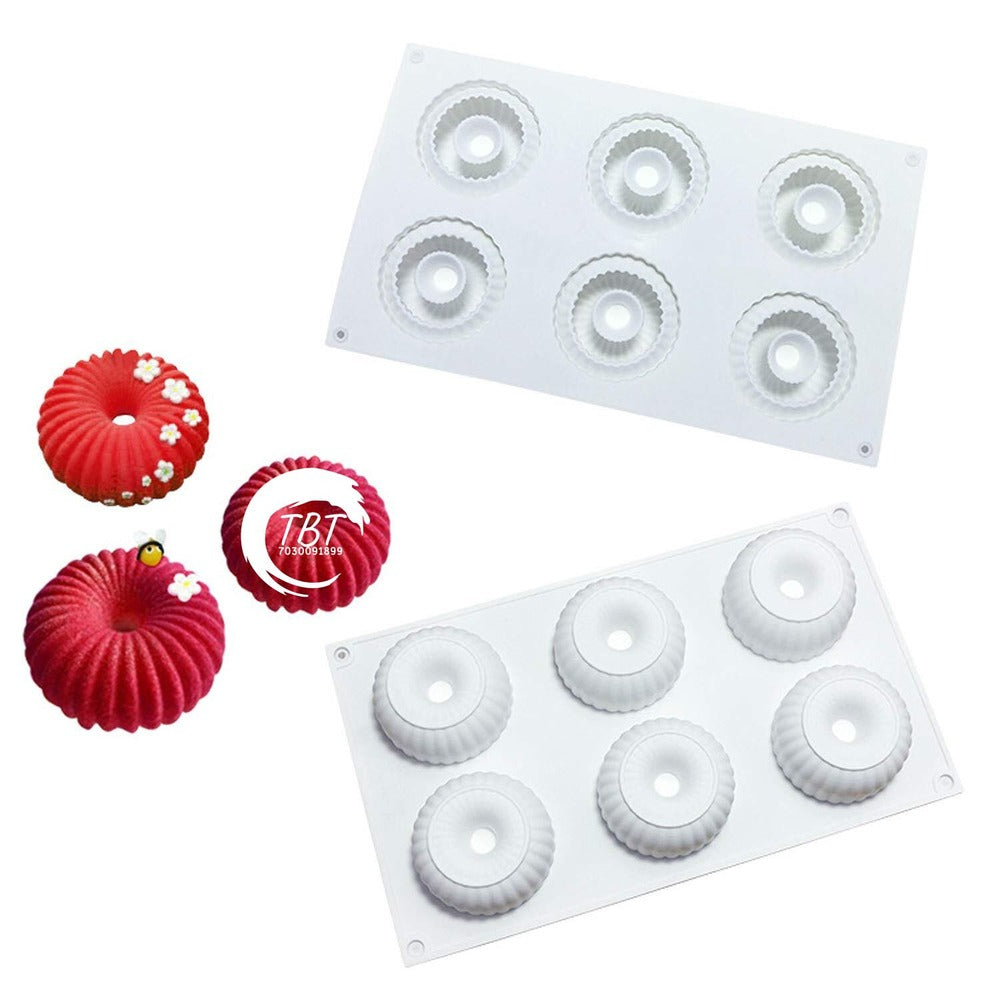3D Hemisphere Geo Silicone Baking Mold