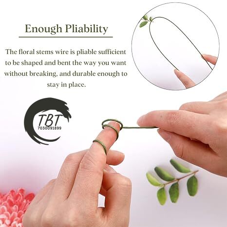 Green Flexible Floral Flower Wire