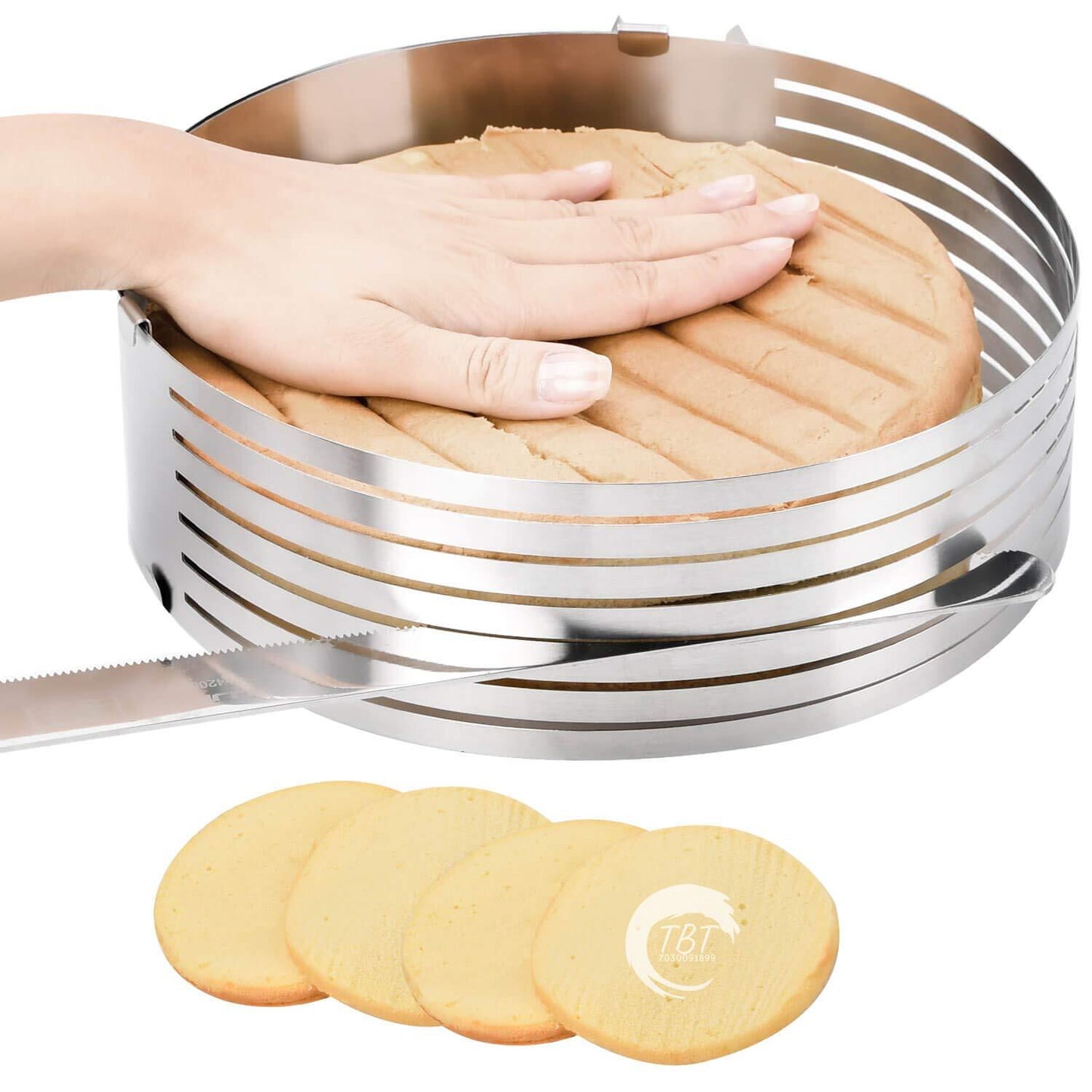 Adjustable Layered Cake Slicing Ring