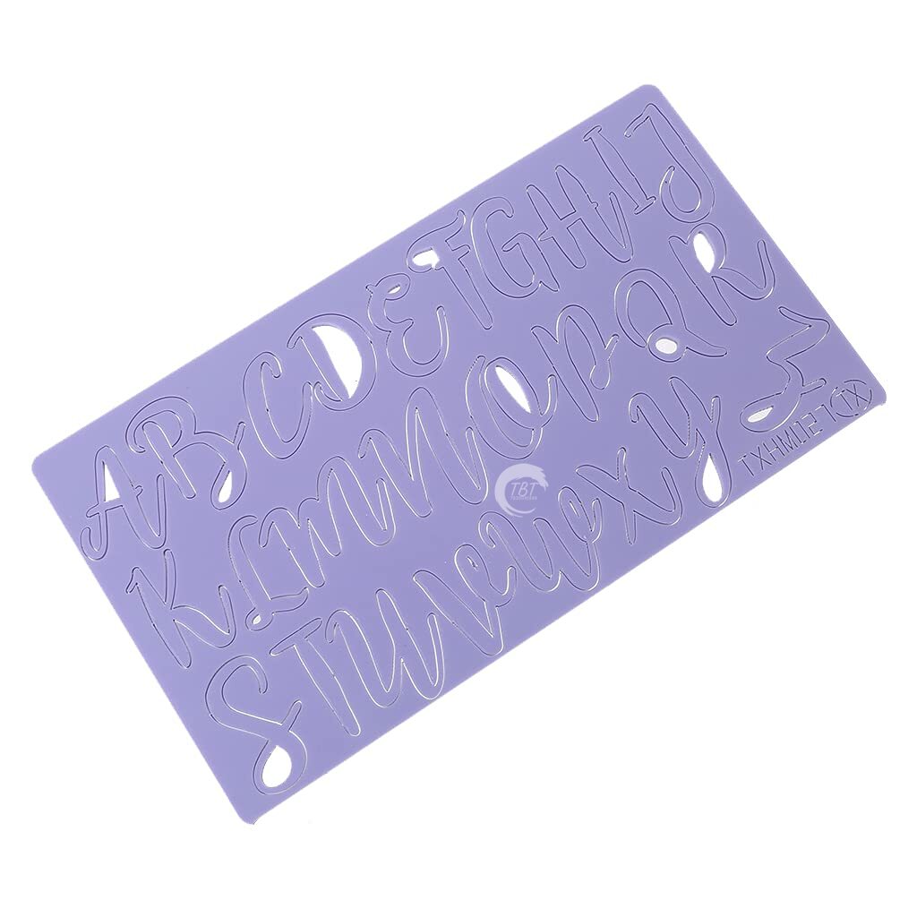 Funky DIY Acrylic Uppercase Alphabet Letter Embossed Stamp