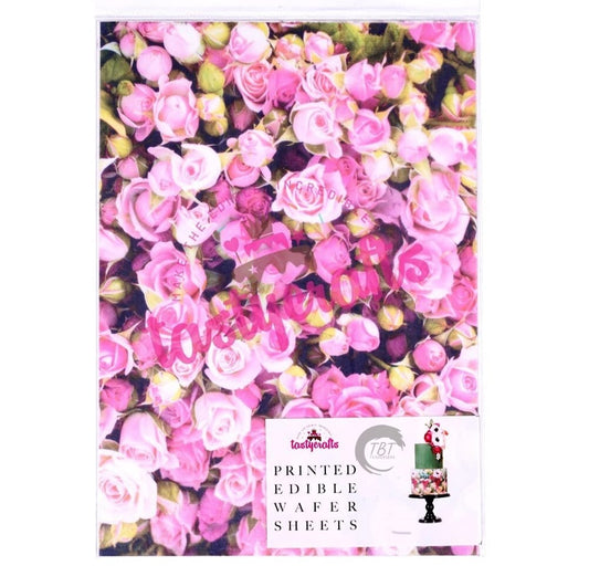 Printed Edible Wafer Paper Sheet #3